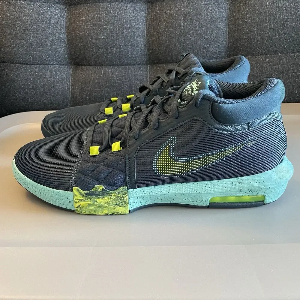 New Mens Size 18 - Nike LeBron Witness 8 Armory Navy Green Frost Free Shipping